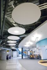 Акустичен окачен растерен таван Ecophon - Solo™ Circle