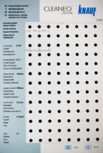 Гипсокартон Кнауф Cleaneo Akustik - права кръгла перфорация (R) - Image 3