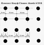 Гипсокартон Кнауф Cleaneo Akustik - права кръгла перфорация (R) - Image 4