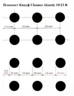 Гипсокартон Кнауф Cleaneo Akustik - права кръгла перфорация (R) - Image 2