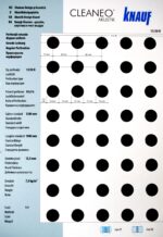 Гипсокартон Кнауф Cleaneo Akustik - права кръгла перфорация (R) - Image 10