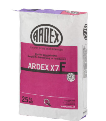 ARDEX  X 7 F ЕЛАСТИЧНО ТЪНКОСЛОЙНО ЛЕПИЛО  25 кг.