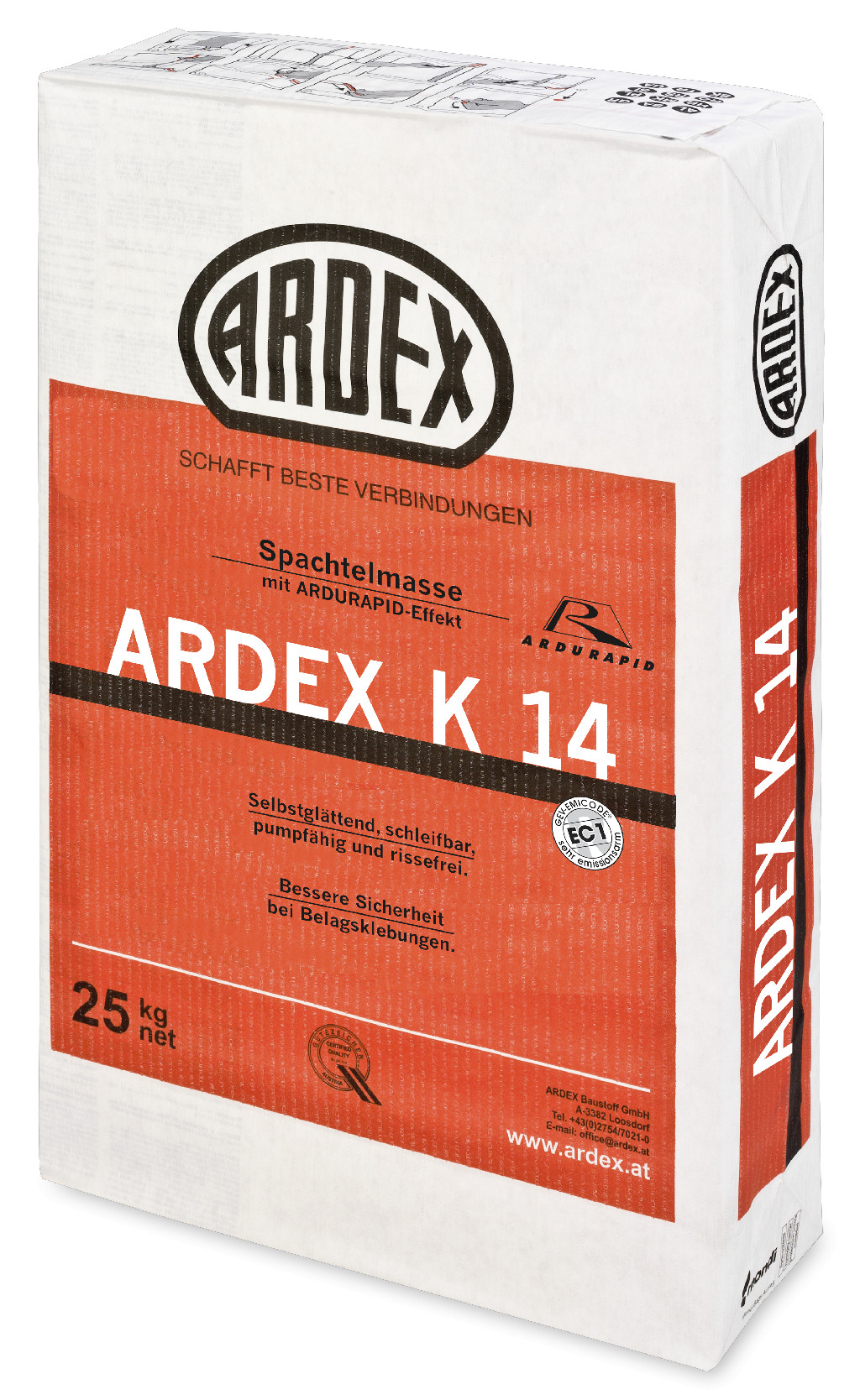 ARDEX PREMIUM K 14 СИСТЕМНА ШПАКЛОВЪЧНА МАСА 25кг. ARDEX PREMIUM K 14 СИСТЕМНА ШПАКЛОВЪЧНА МАСА 25кг.