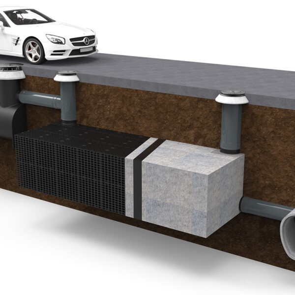 Инфилтрационна система дренажни блокчета X-Box Control-Box