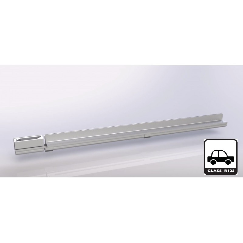 Алуминиев отводнителен улей слот за настилки с малка дебелина Алуминиев отводнителен улей слот за настилки с малка дебелина