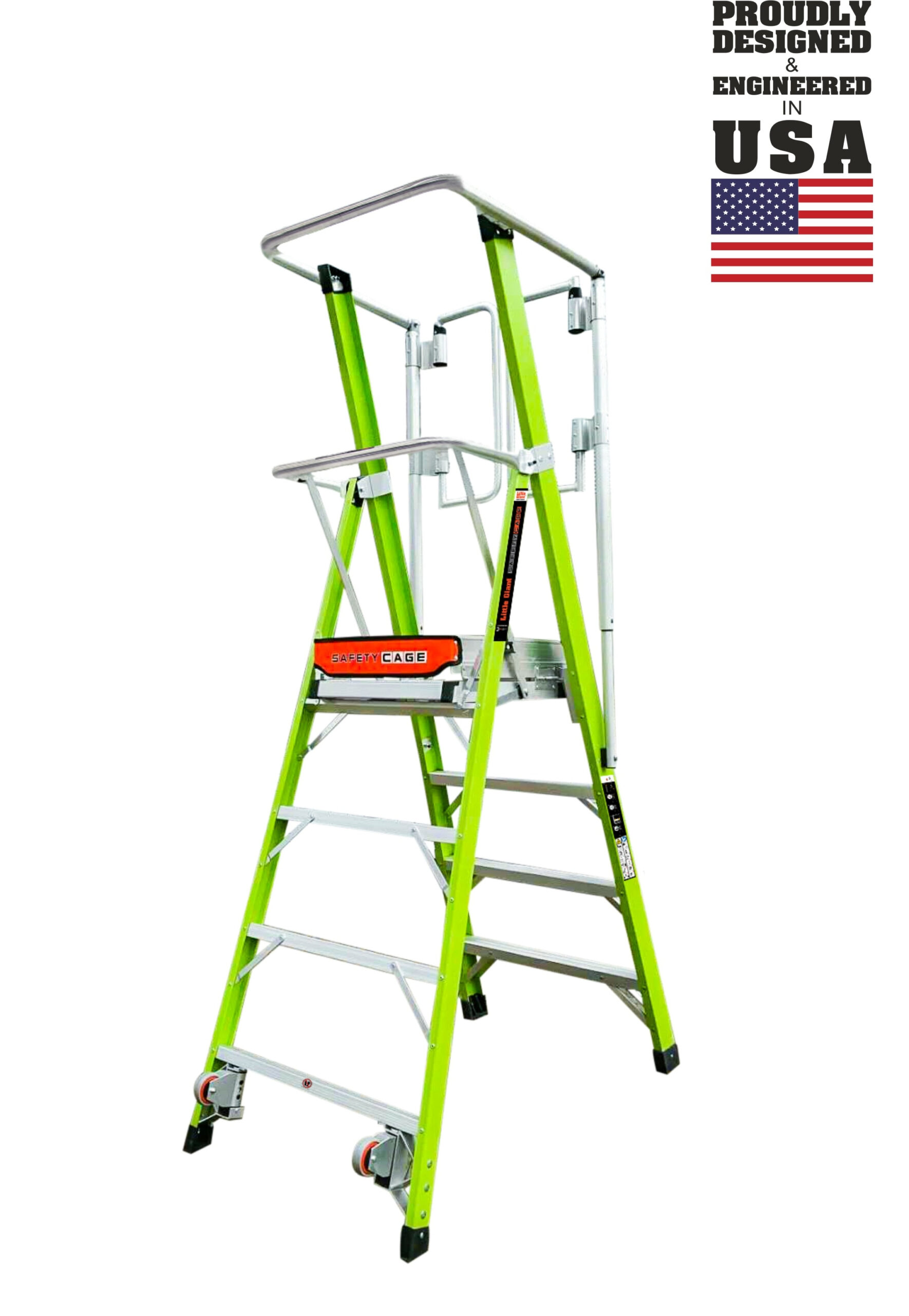 Стълба Safety Cage – FIBERGLASS Стълба Safety Cage – FIBERGLASS